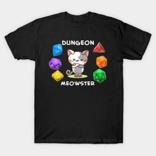 Dungeon Meowster | Dungeon Master Cat T-Shirt